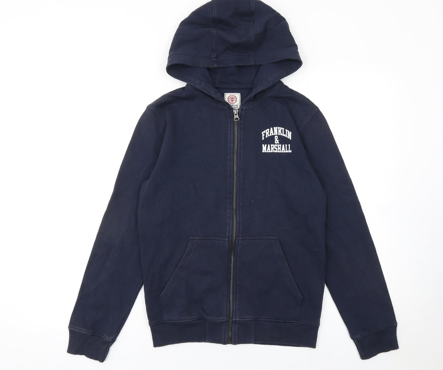 Franklin & Marshall Boys Blue Full Zip Hoodie 12-13 Years