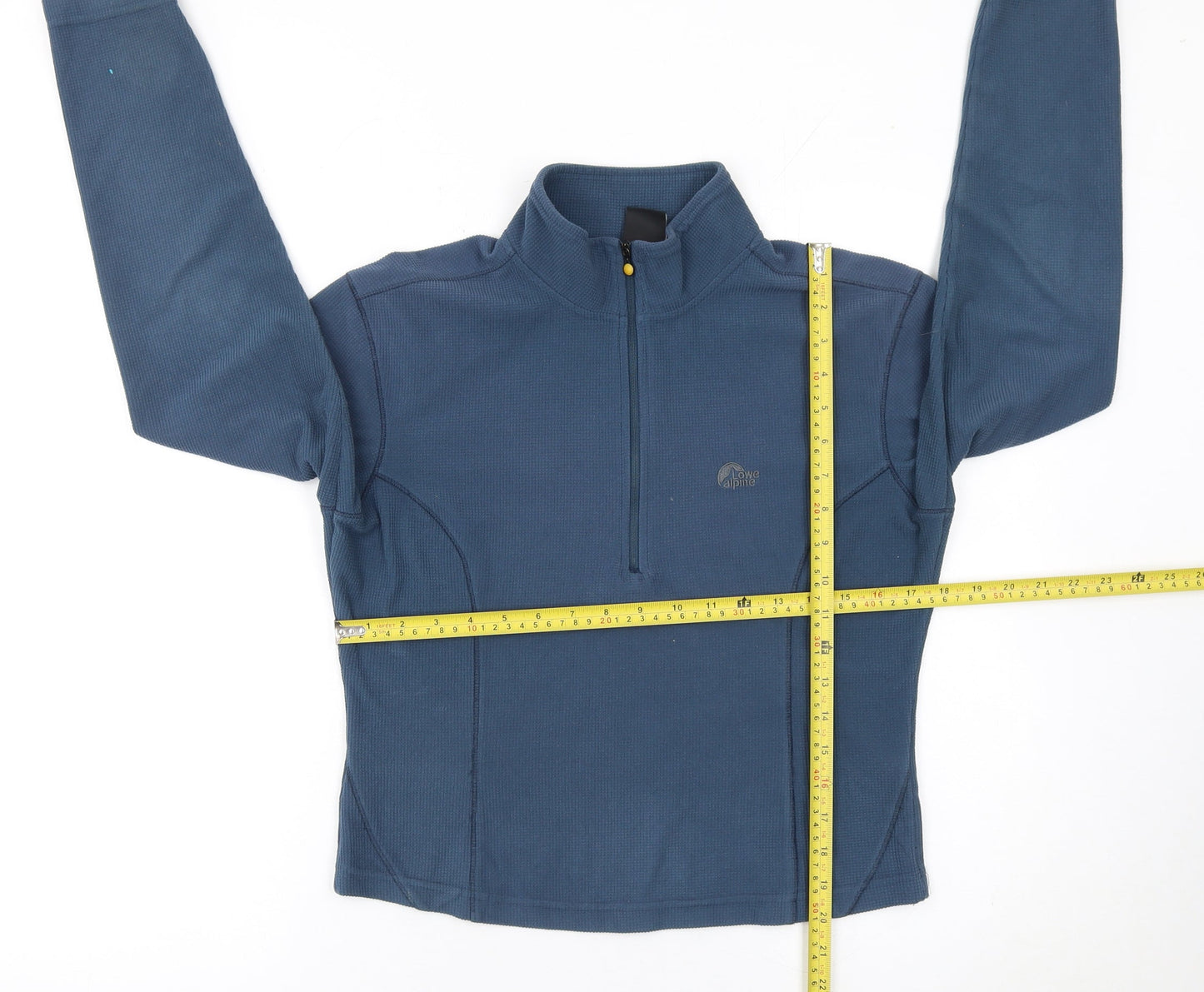 Lowe Alpine Women Blue 1/2 Zip Pullover Fleece Sweatshirt S