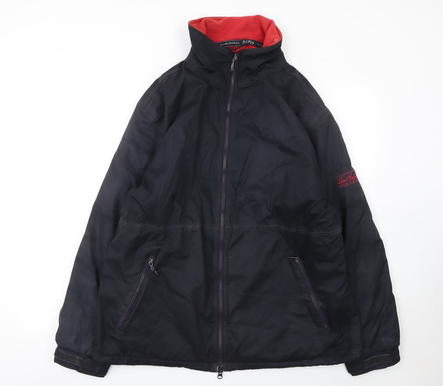 Jack Murphy Men's Black L Fleece Lined Waterproof Casual Jacket