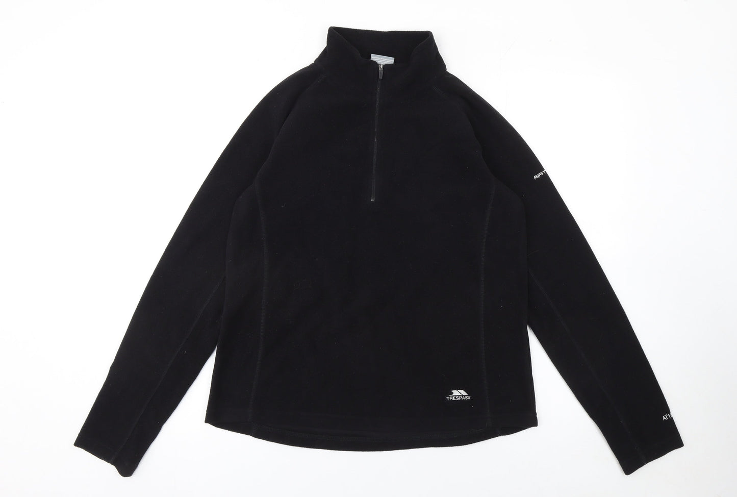 Trespass Women’s Black Fleece 1/2 Zip Pullover Sweatshirt XL UK16