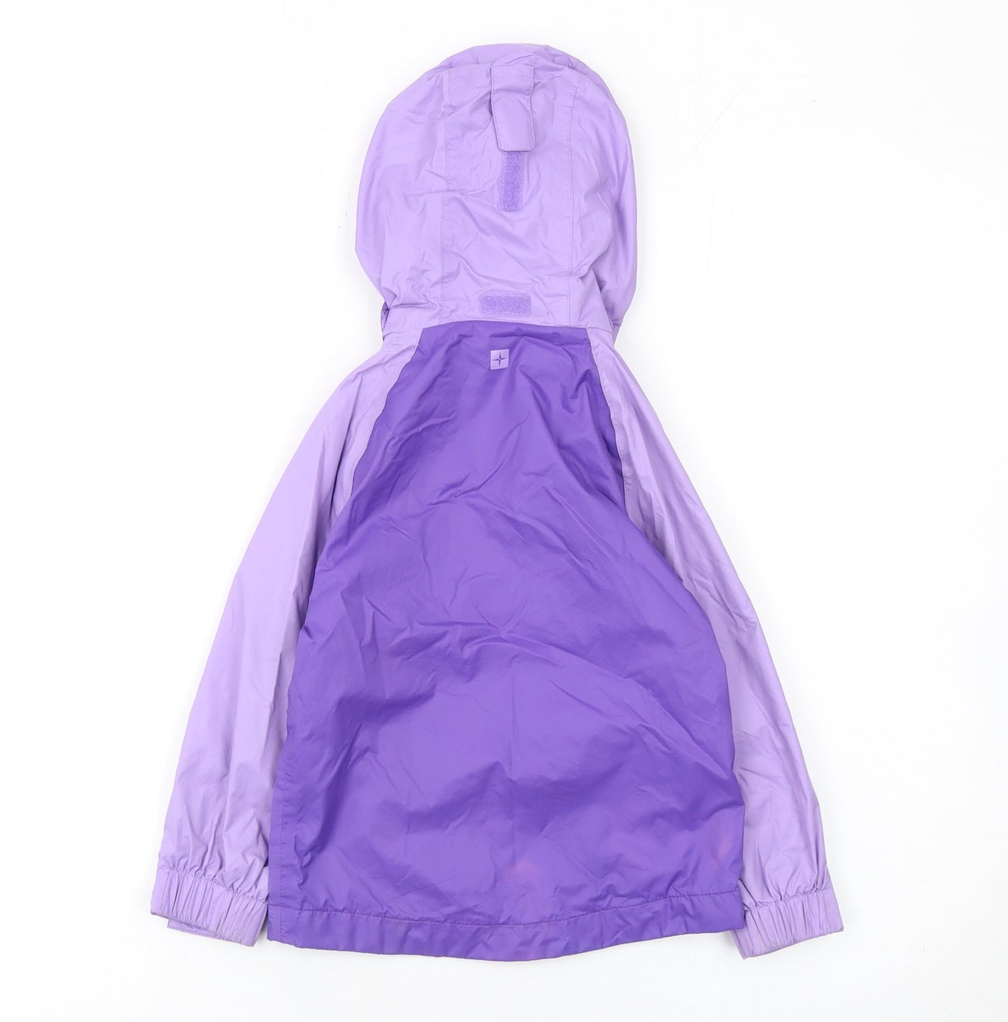 Mountain Warehouse Girls Purple Waterproof Lightweight Hooded Rain Jacket 3-4 Years