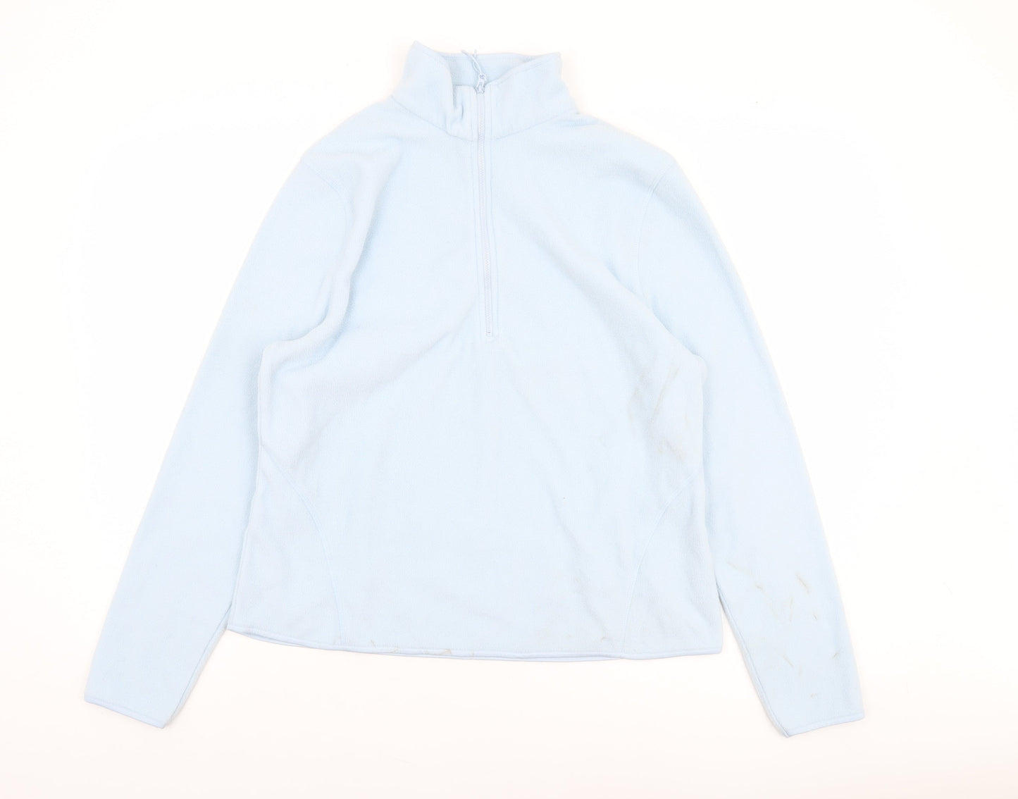 Primark Cares Women Light Blue Fleece Pullover Sweatshirt Size L