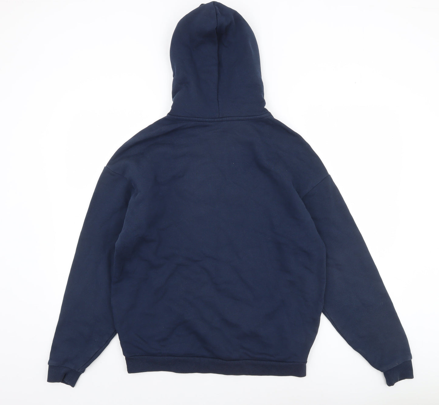 Slazenger Womens Navy Blue Pullover Hoodie UK 8 Cotton Blend Tennis Print