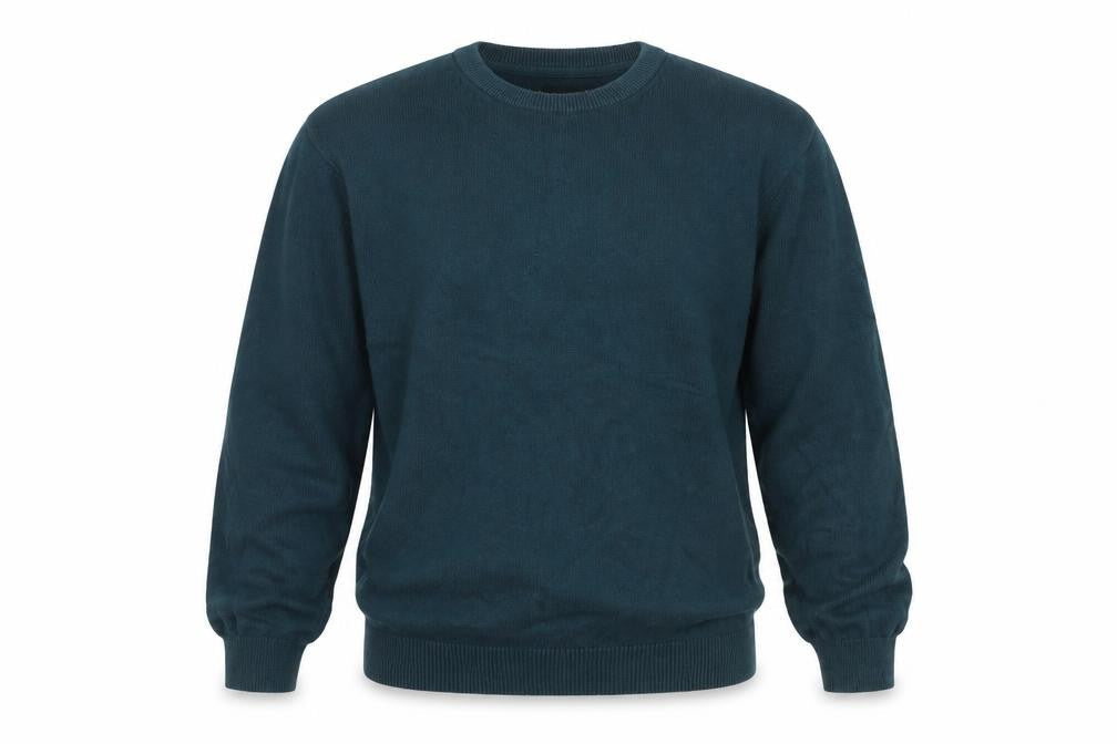 Dunnes Men’s Green Cotton Crew Neck Jumper Size L