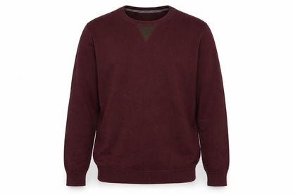 G.H. Bass & Co. Men's Red Cotton Crew Neck Pullover Jumper Size M