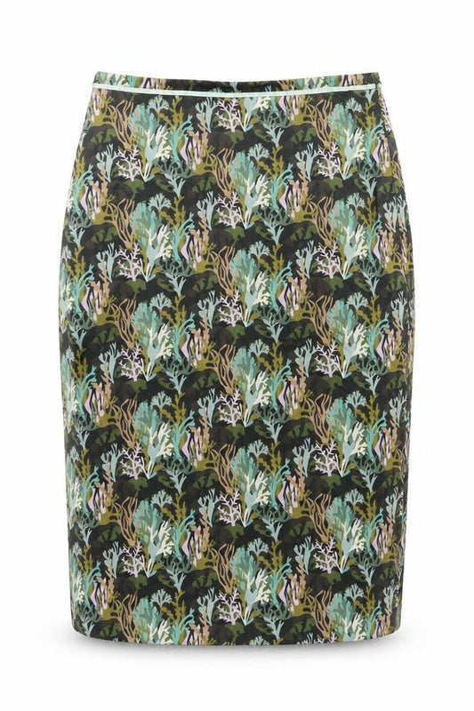 Avoca Anthology Women’s Multicoloured Cotton Pencil Skirt Size S