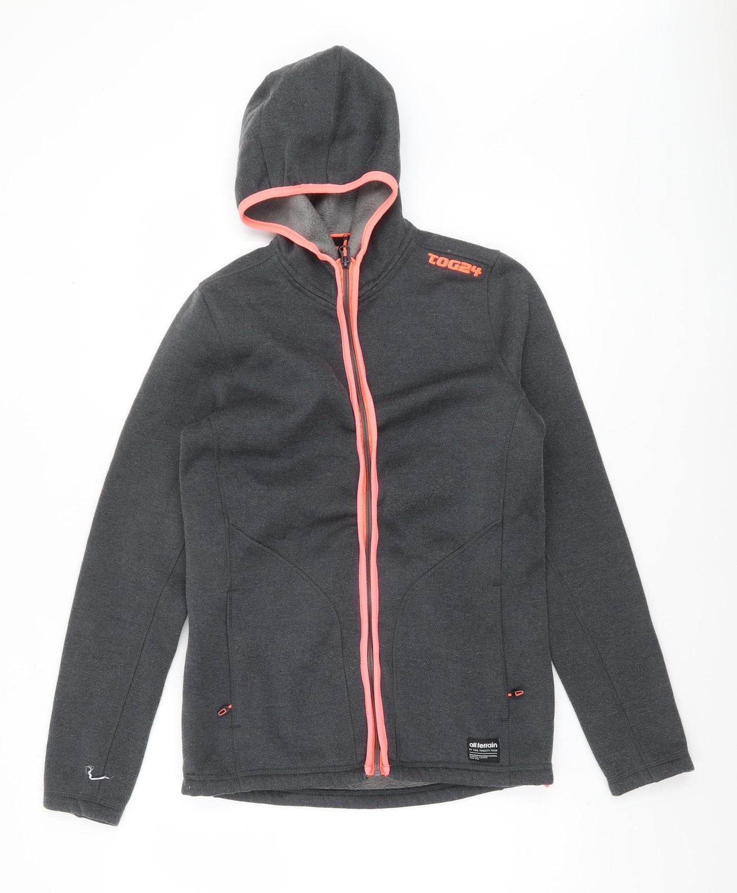 TOG24 All Terrain Women's Grey Full Zip Hoodie Size 10