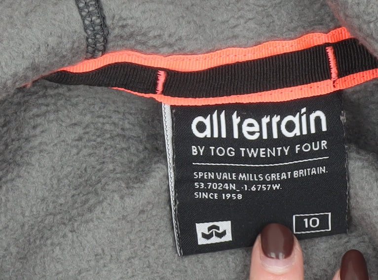 TOG24 All Terrain Women's Grey Full Zip Hoodie Size 10