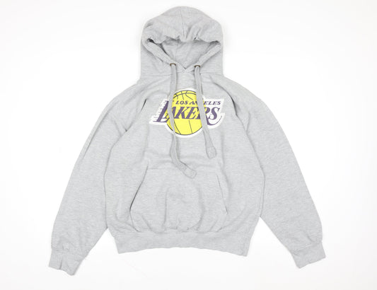 Outerstuff Women Grey Los Angeles Lakers Hoodie M Pullover Hooded Sweatshirt