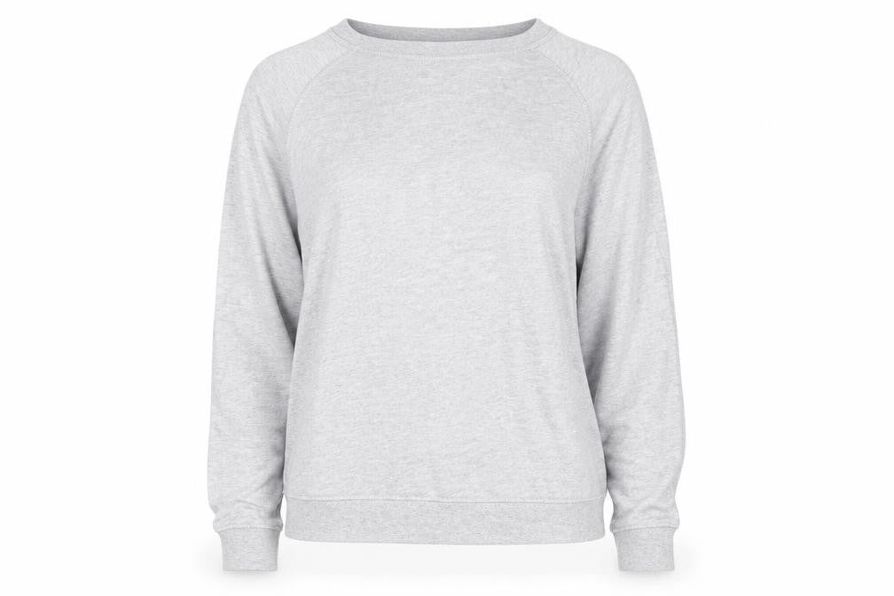 FatFace Women Grey Cotton Blend Weekend Sweatshirt UK 10