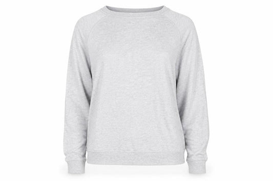 FatFace Women Grey Cotton Blend Weekend Sweatshirt UK 10
