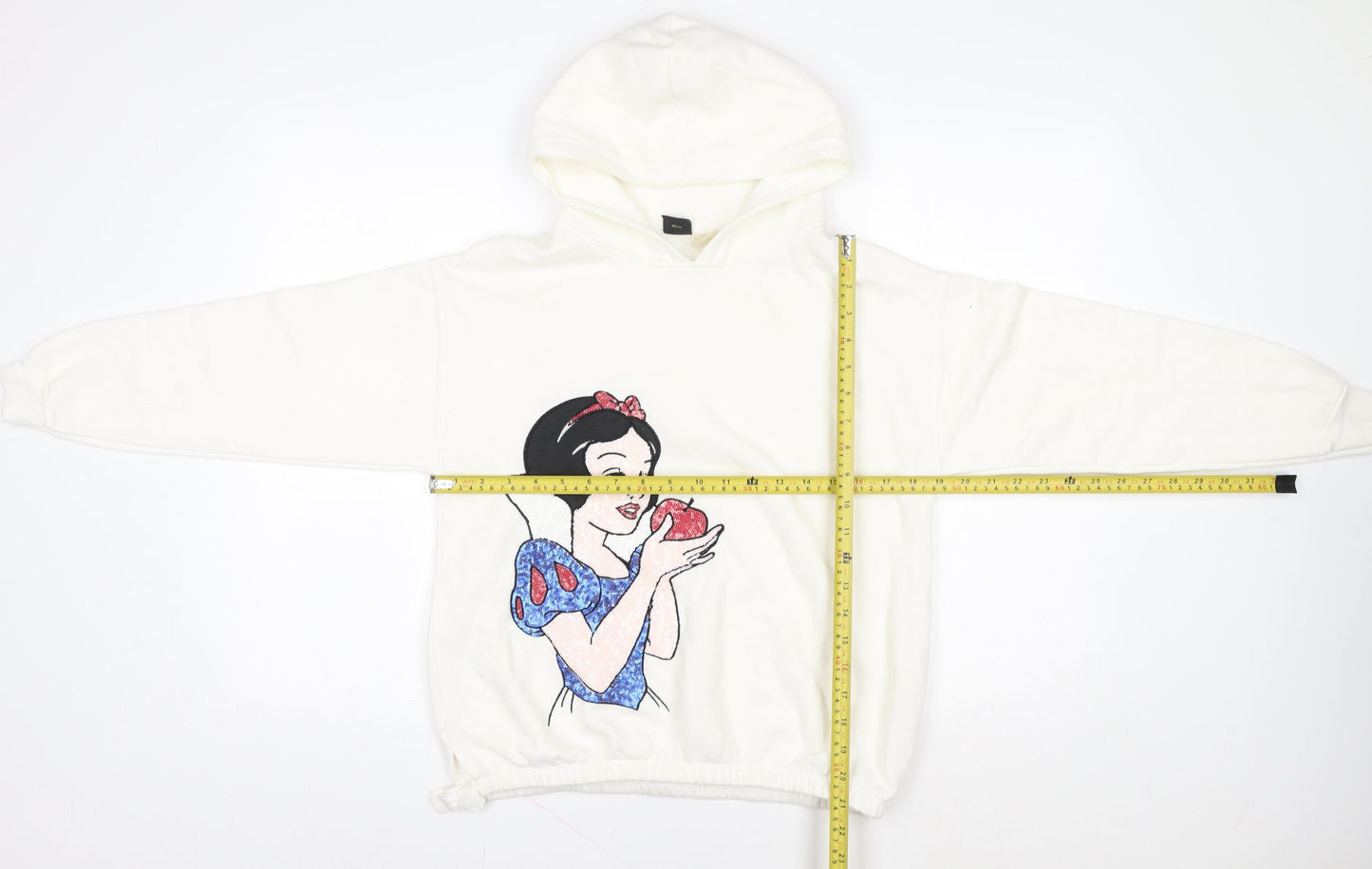 Zara Girls White Snow White Disney Pullover Hoodie 13-14 Years