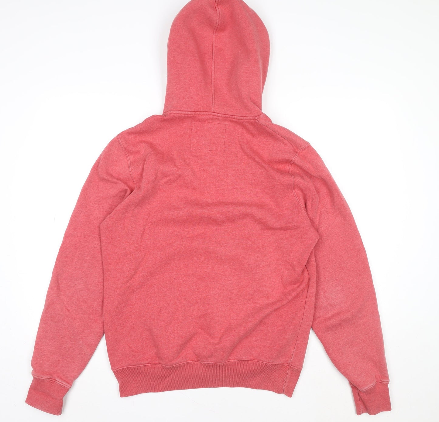 Jack Wills Womens Pink Pullover Hoodie Size M University Logo Cotton Blend