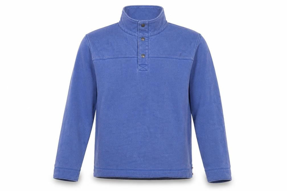 Crew Clothing Men’s Blue L 1/2 Zip Sweatshirt