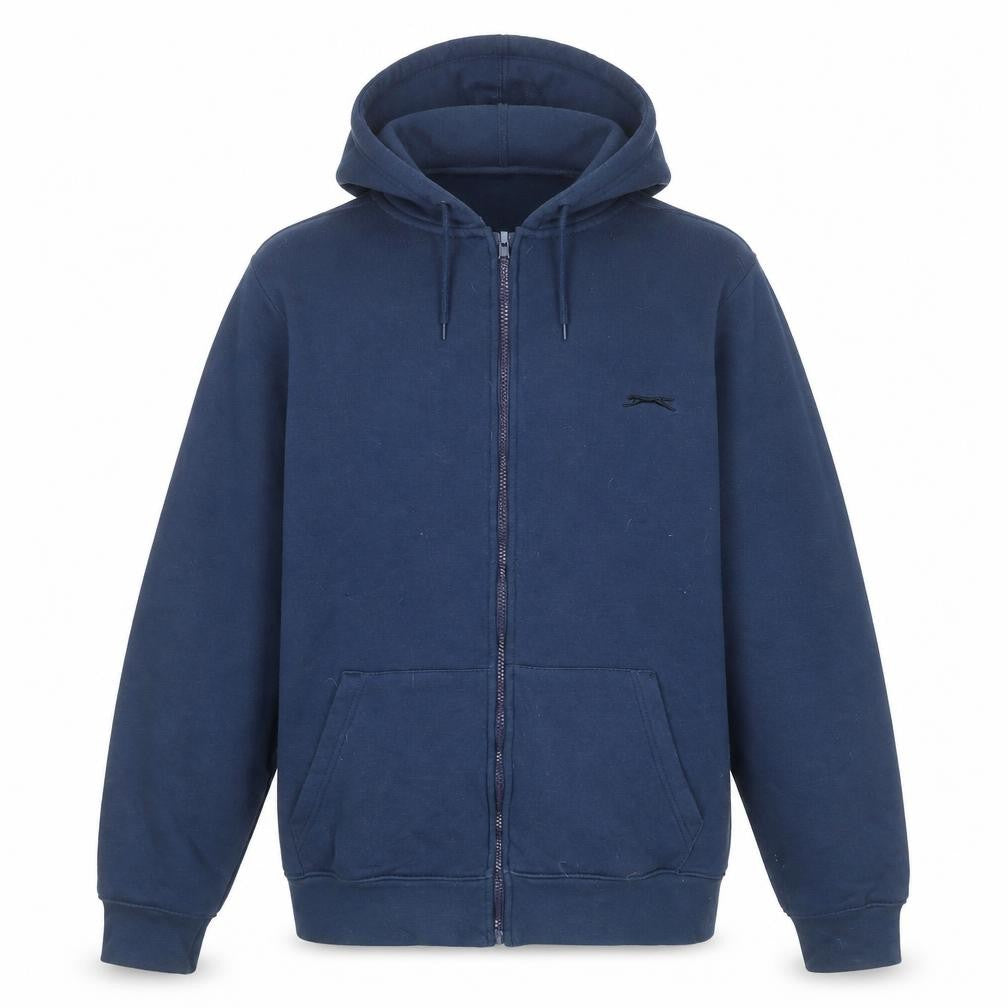 Slazenger Men's Blue S Full Zip Hooded Track Jacket