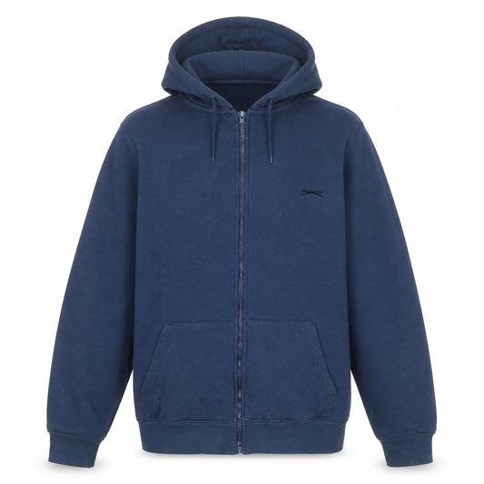 Slazenger Men's Blue S Full Zip Hooded Track Jacket
