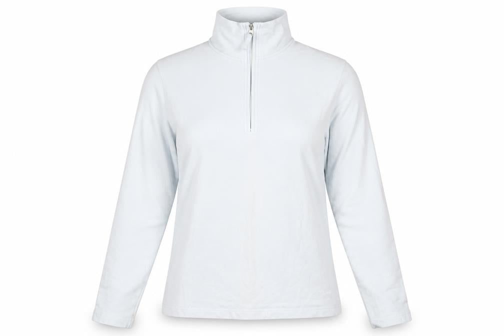 TAGG Women's Blue 1/4 Zip Lightweight Cotton Blend Activewear Jacket S