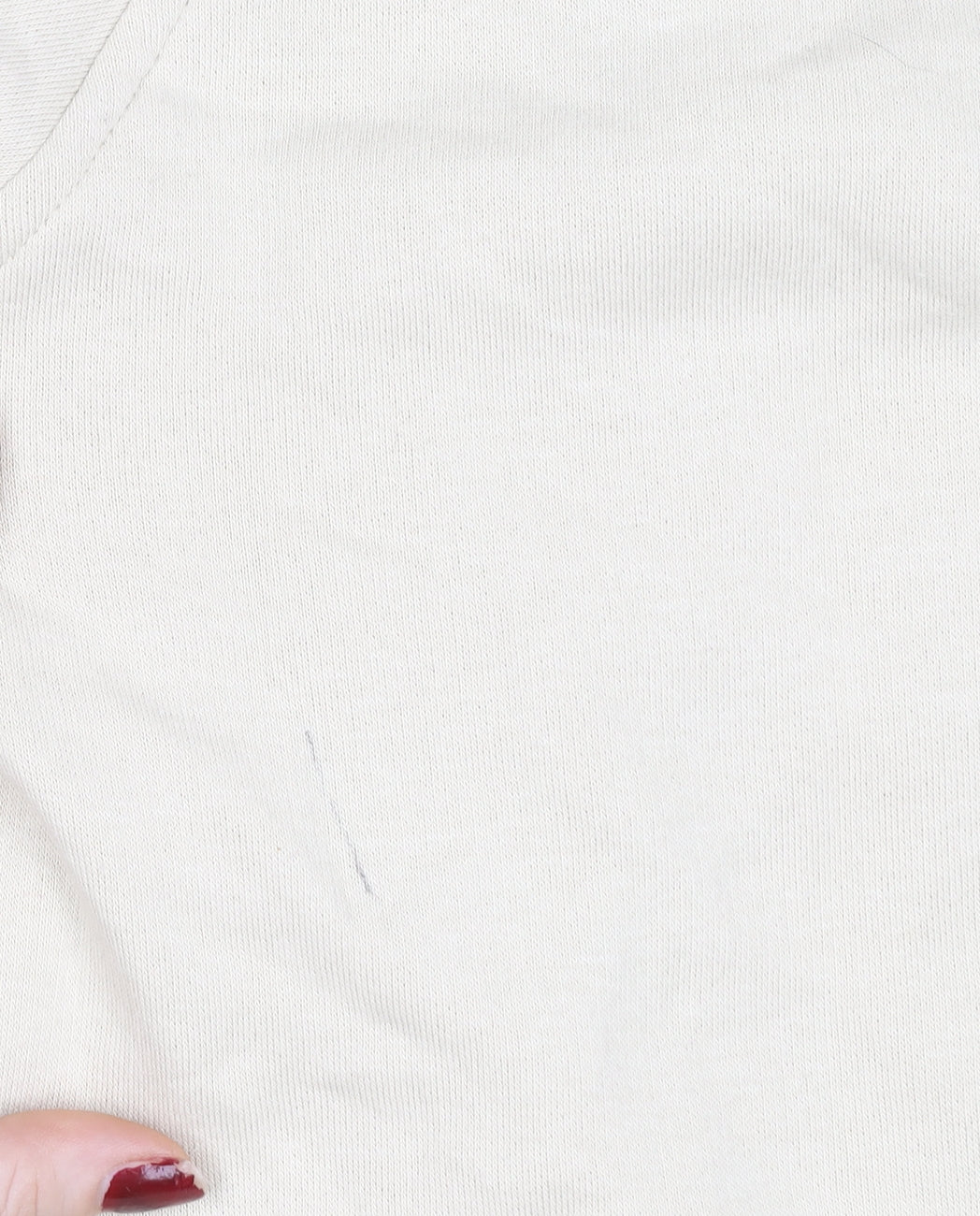 EWM Pure Classics Women's Beige Embroidered Henley Sweatshirt Size L 18-20