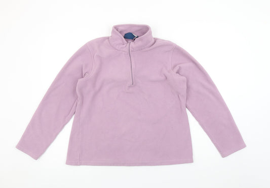 Mountain Warehouse Women’s Purple Fleece Pullover Sweatshirt Large