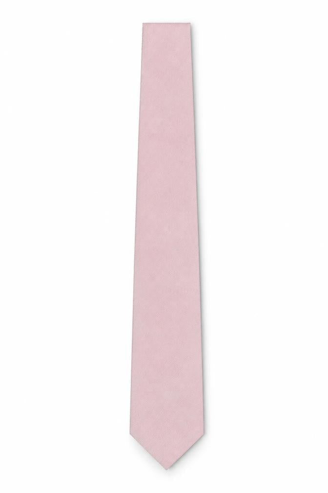 Michelsons London Men's Pink Silk Pointed Tie – Elegant Made in England Accessory
