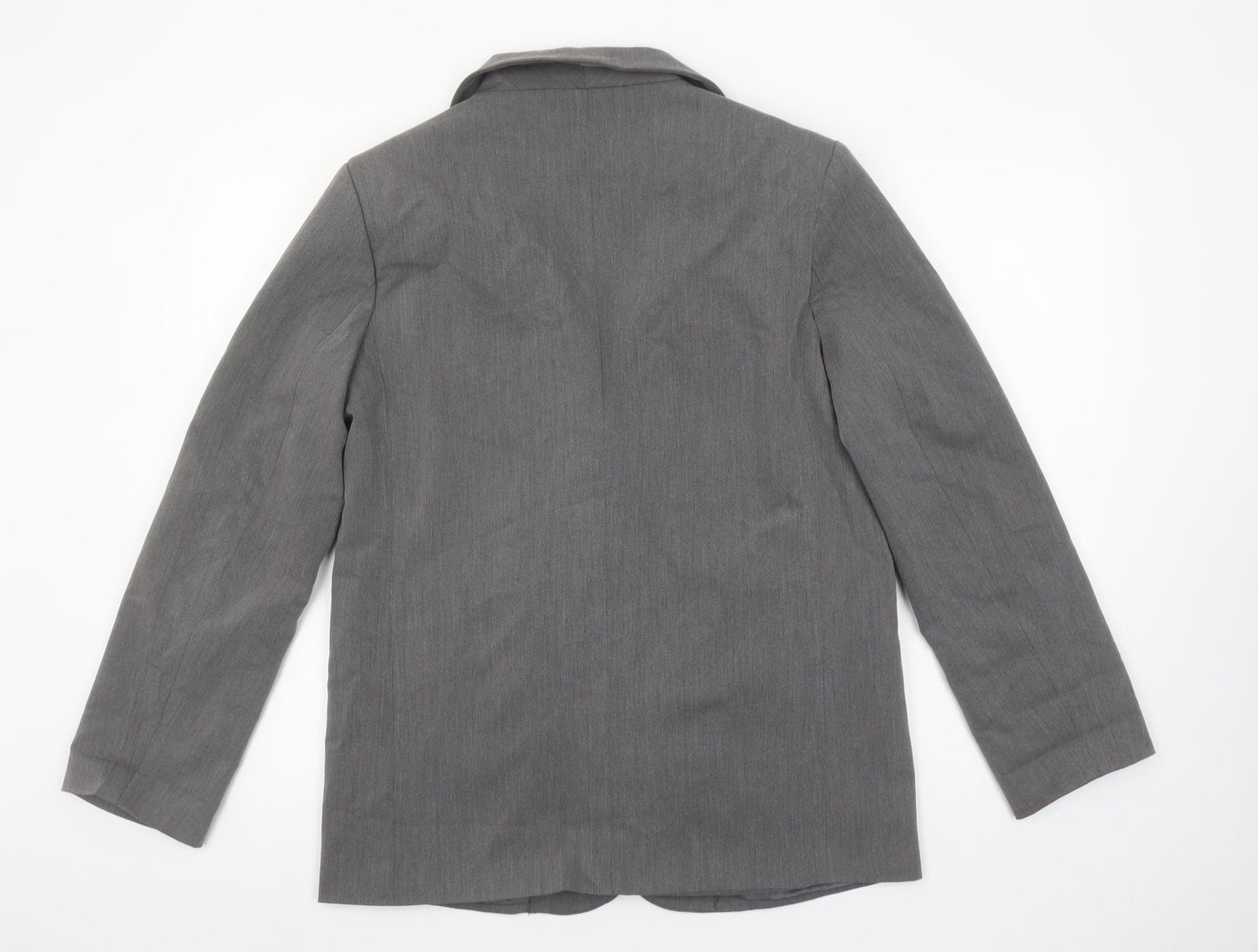 Motel Women’s Grey XS Classic Single-Breasted Blazer Jacket
