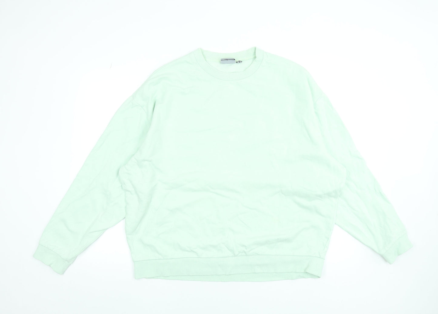 ASOS DESIGN Men's Green XL Crew Neck Pullover Sweatshirt