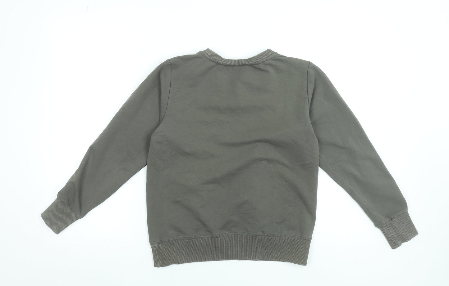 HSTL Made Women's Khaki Crew Neck Pullover Sweatshirt Size S