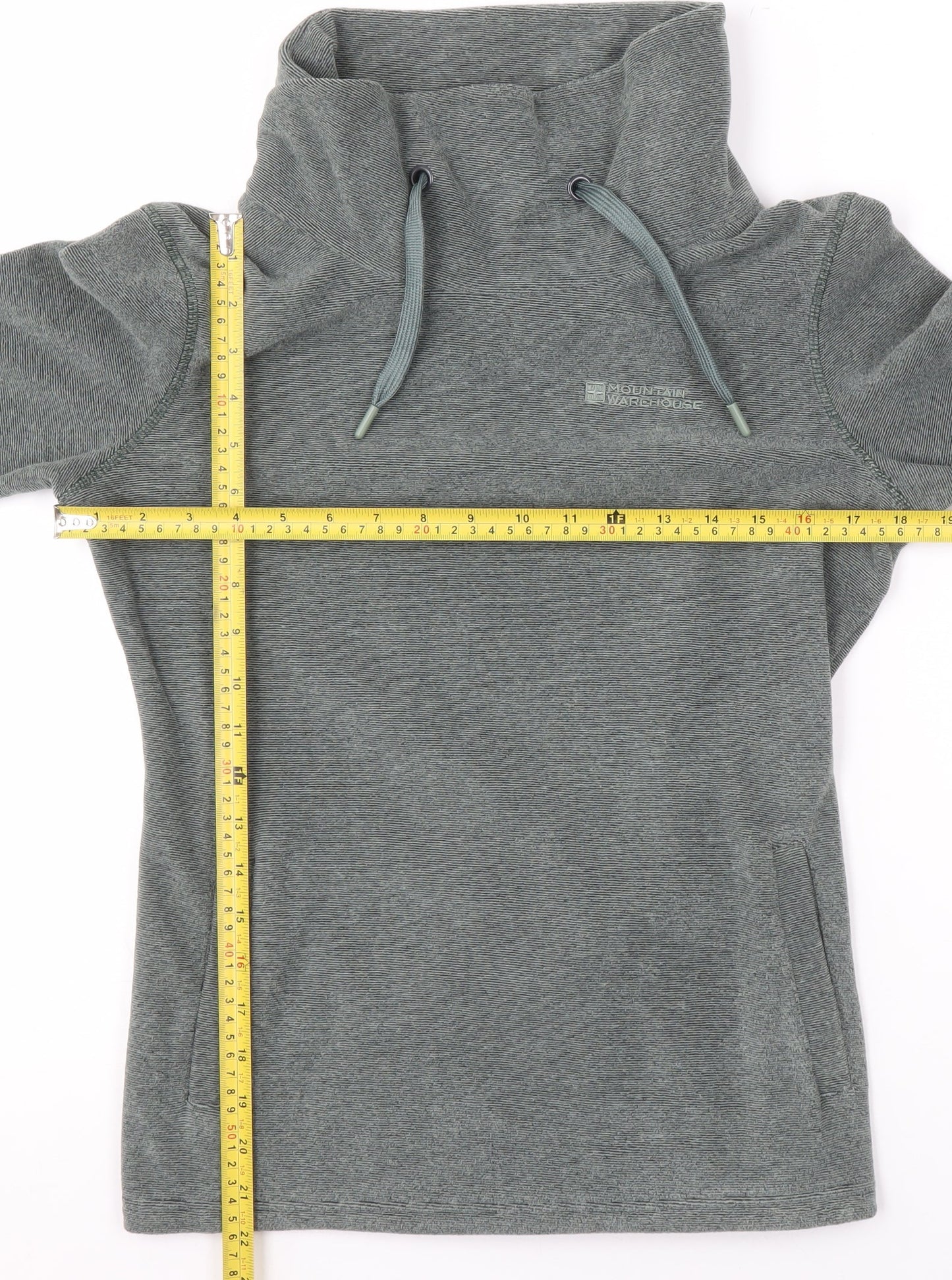 Mountain Warehouse Women’s Grey Pullover Sweatshirt UK 8 Funnel Neck