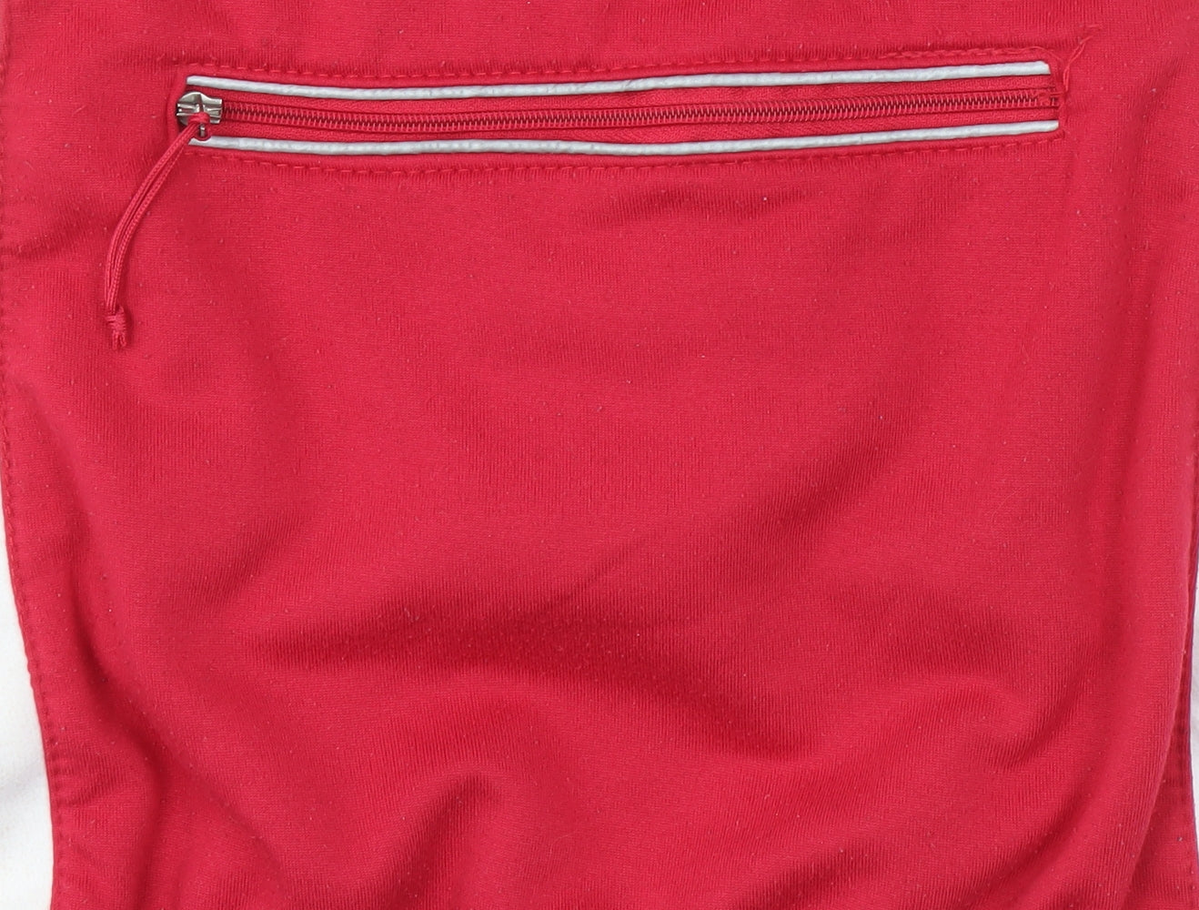 Crane Women Red Softshell Cycling Jacket Size M Full Zip Reflective Sportswear