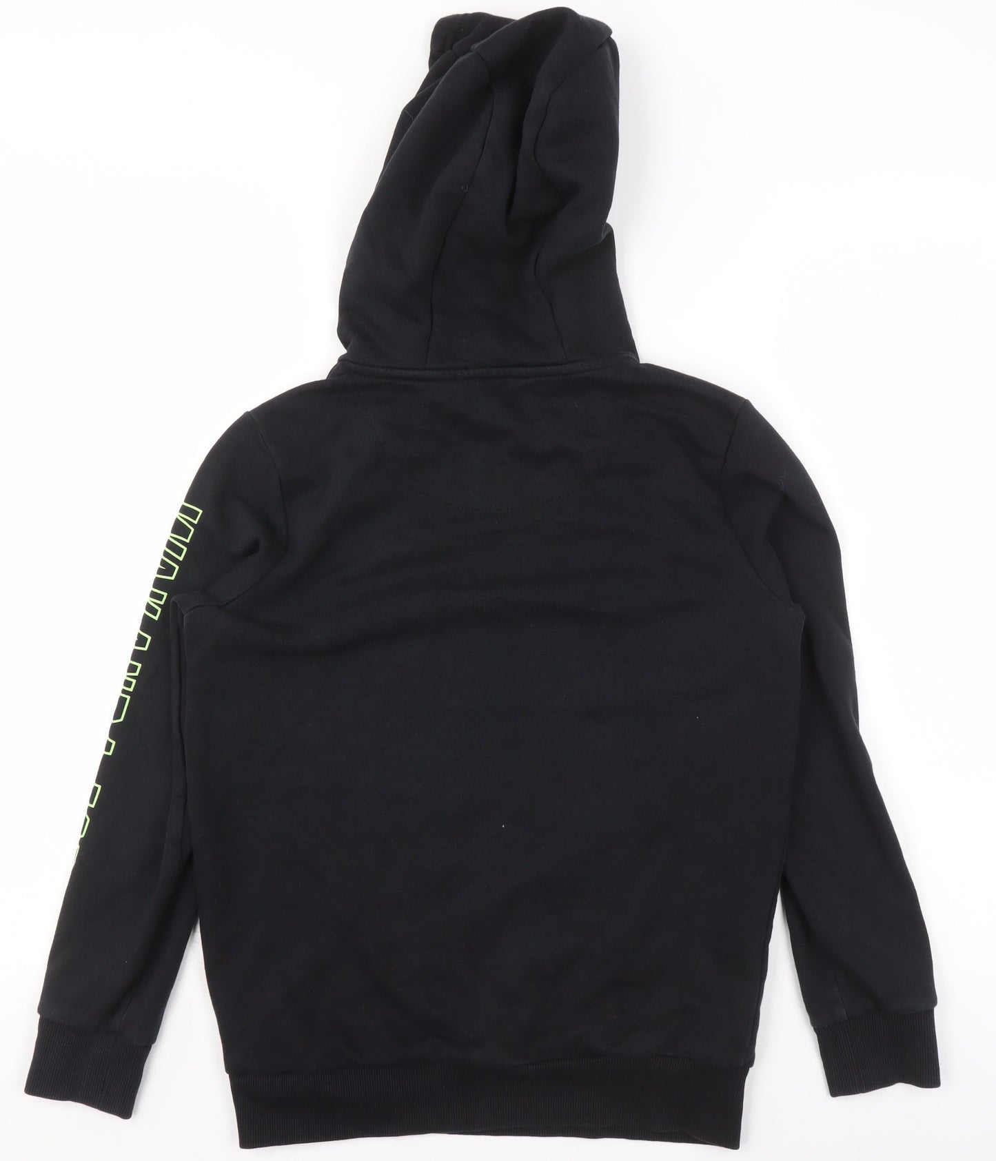 Marvel Boys Black Hoodie 10-11 Years Black Panther Pullover Fleece