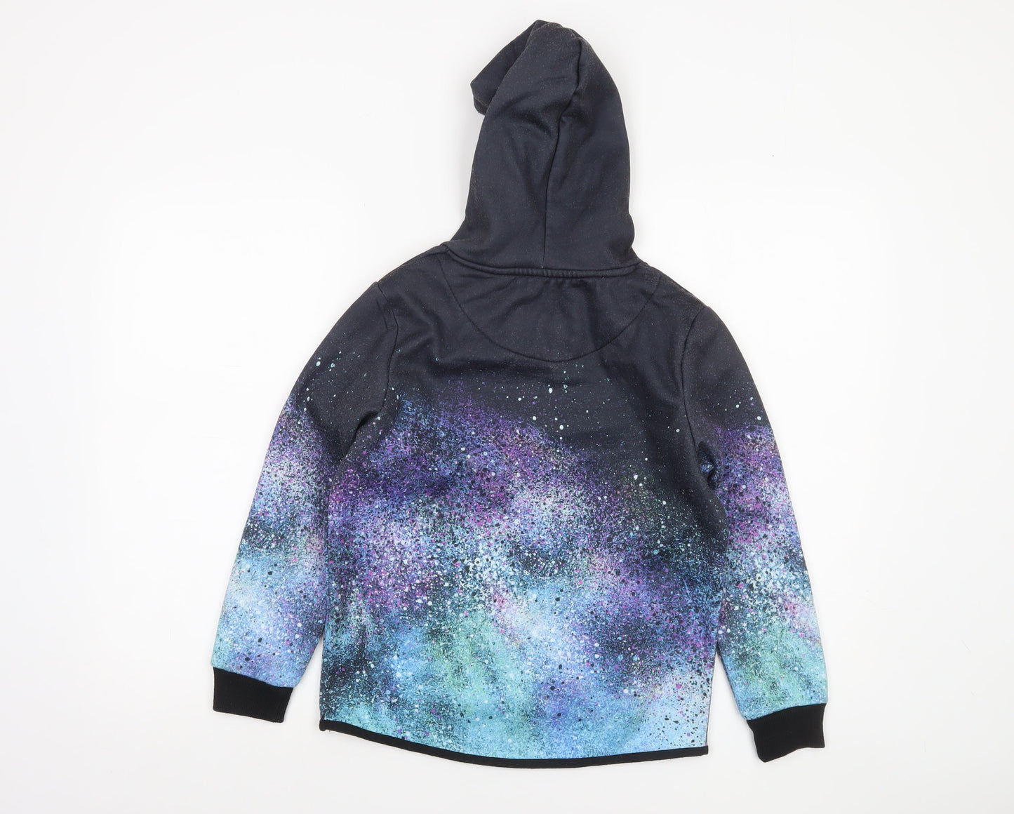 DFND Boys Multicoloured Galaxy Pullover Hoodie 11-12 Years Polyester