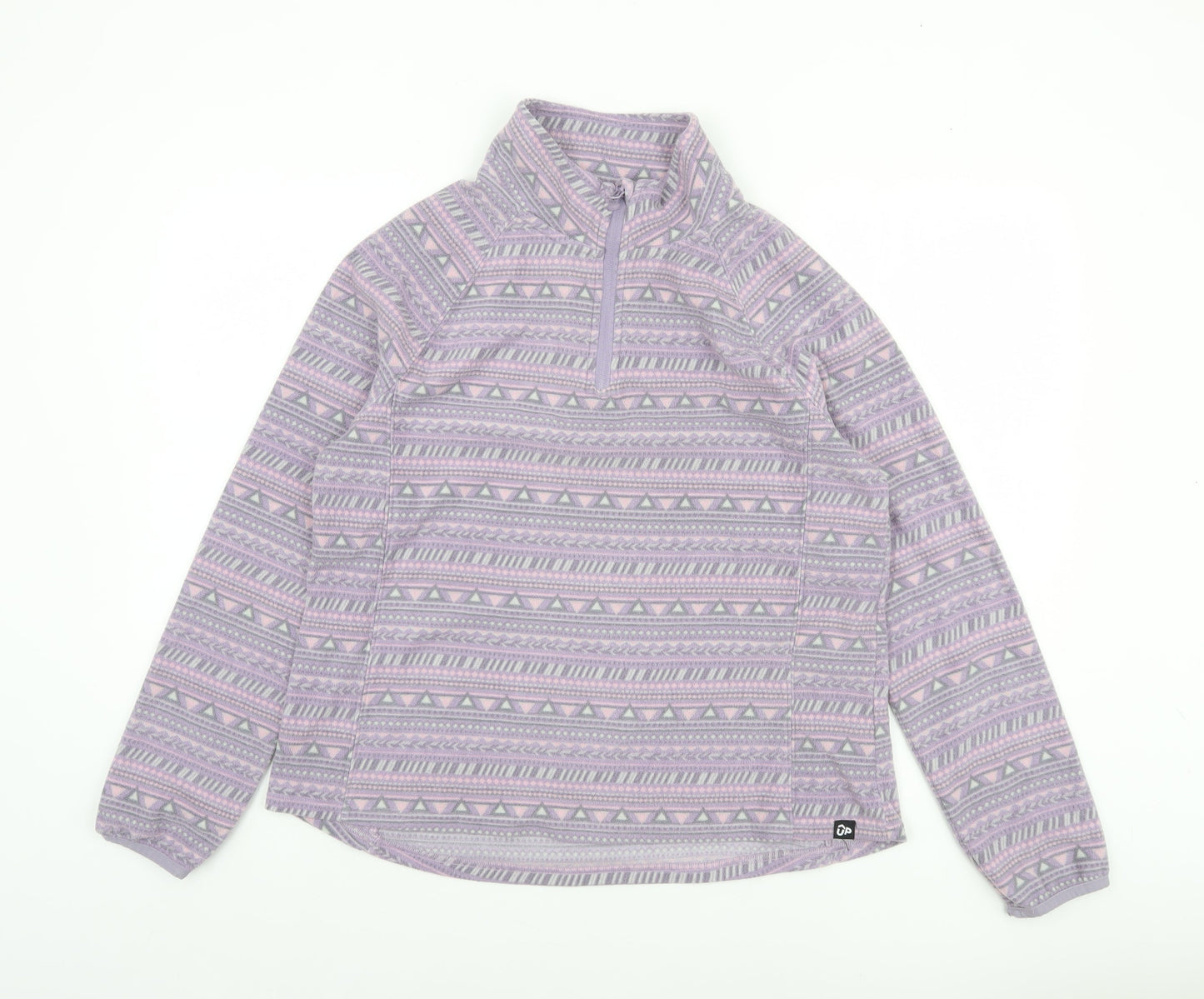 Outdoor Products Women’s Purple Fleece 1/4 Zip Pullover Sweatshirt L