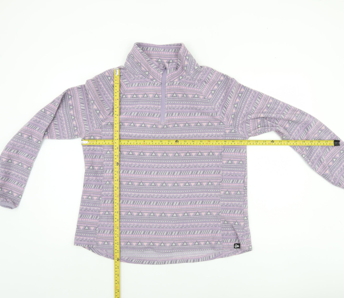 Outdoor Products Women’s Purple Fleece 1/4 Zip Pullover Sweatshirt L