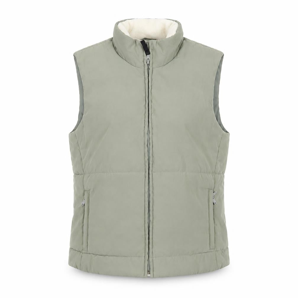 Dorothy Perkins Women Green Padded Zip Waistcoat UK 10