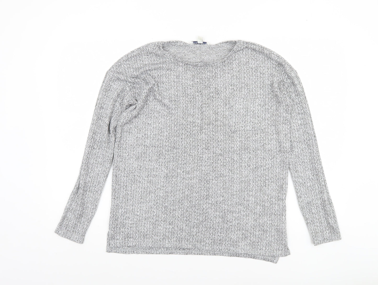 American Eagle Outfitters Women’s Grey Knit Long Sleeve Top Size S