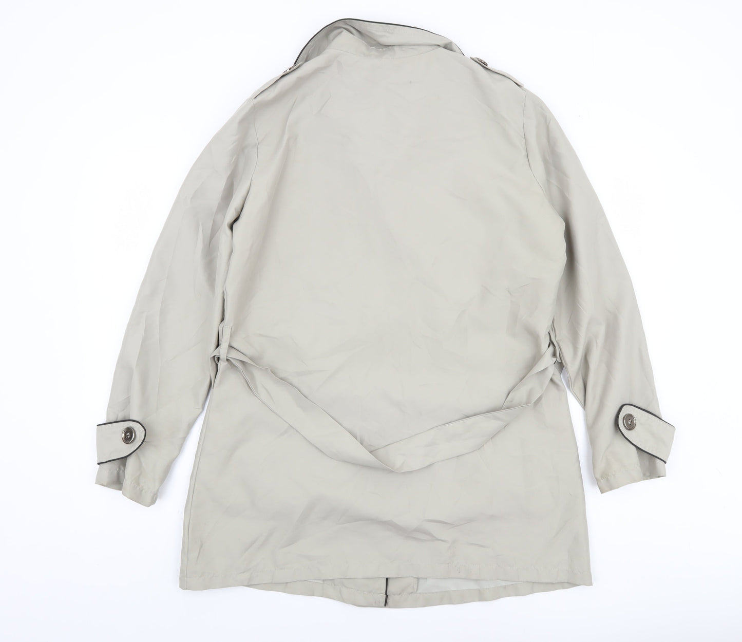 La Redoute Women’s Beige Mid-Length Trench Coat UK 14