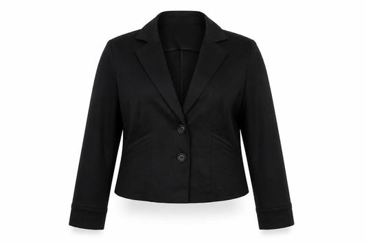 Dorothy Perkins Women's Black Tailored Blazer Size 16 UK Two-Button Work Jacket