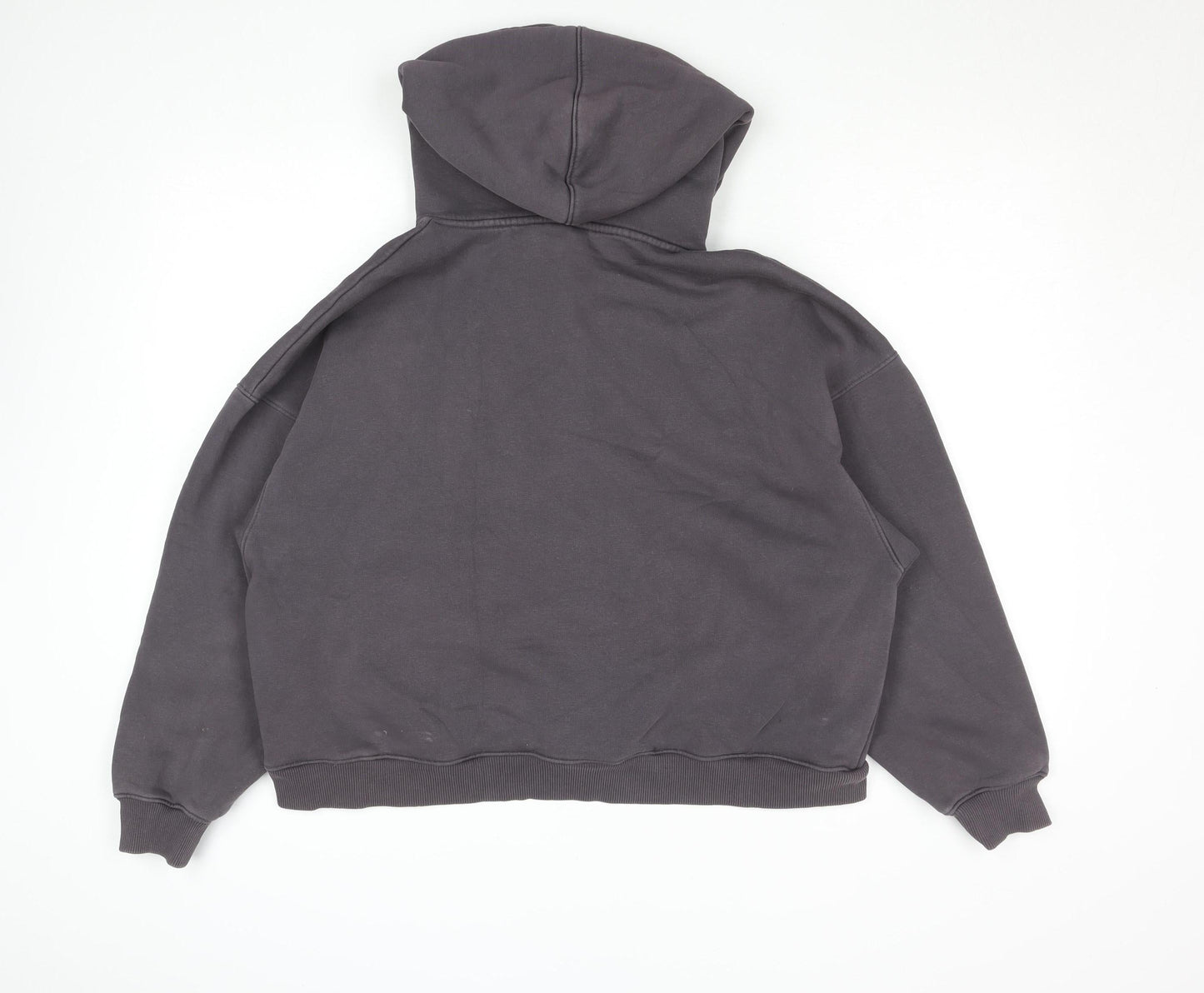 Gym King Women Grey Pullover Hoodie Size 10 Cotton Blend Logo Design