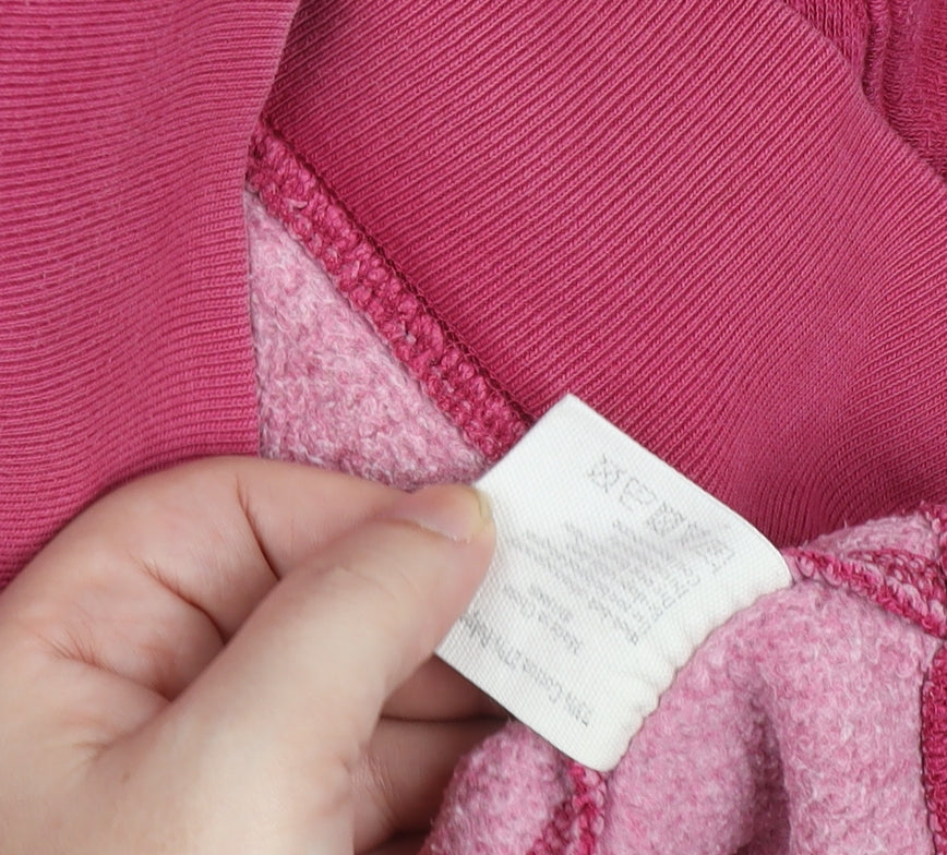 Jack Wills Womens Pink Full Zip Hoodie UK 10 Cotton Blend Casual