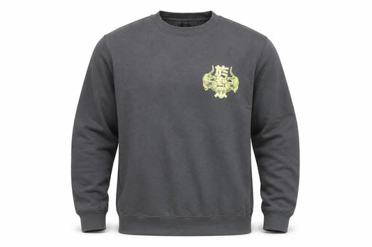 River Island Men’s Grey Graphic Tiger Pullover Sweatshirt L