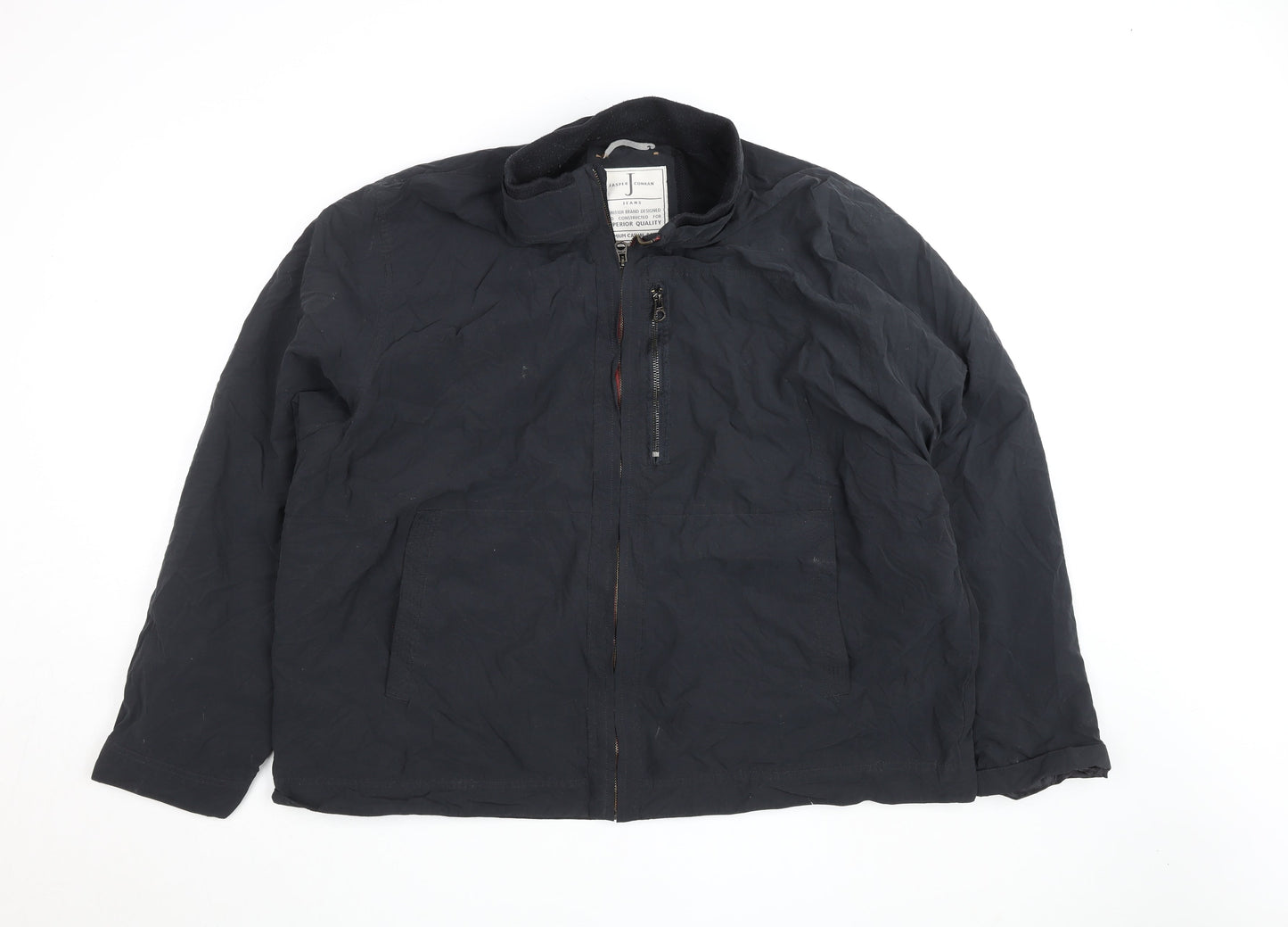 Jacques Vert Men's Black 3XL Full Zip Lightweight Winter Jacket