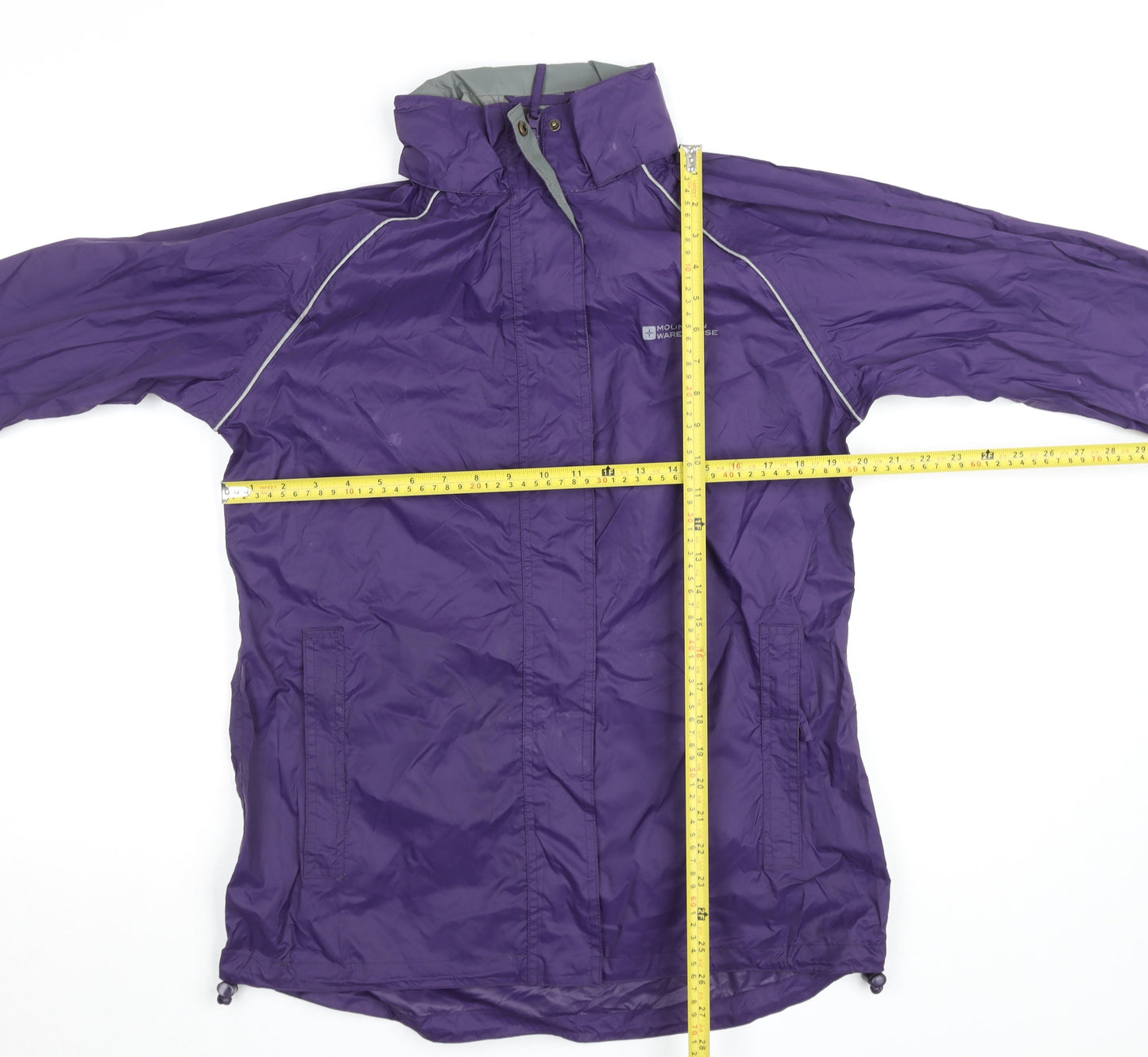 Mountain Warehouse Women Purple Size 12 Waterproof Rain Jacket