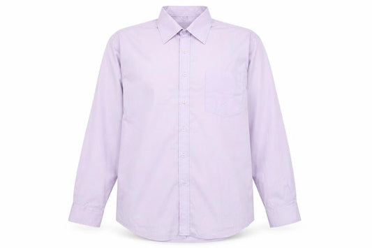 Jason Jones Men’s Purple Long Sleeve Button-Up Shirt Size 17.5 Regular Fit