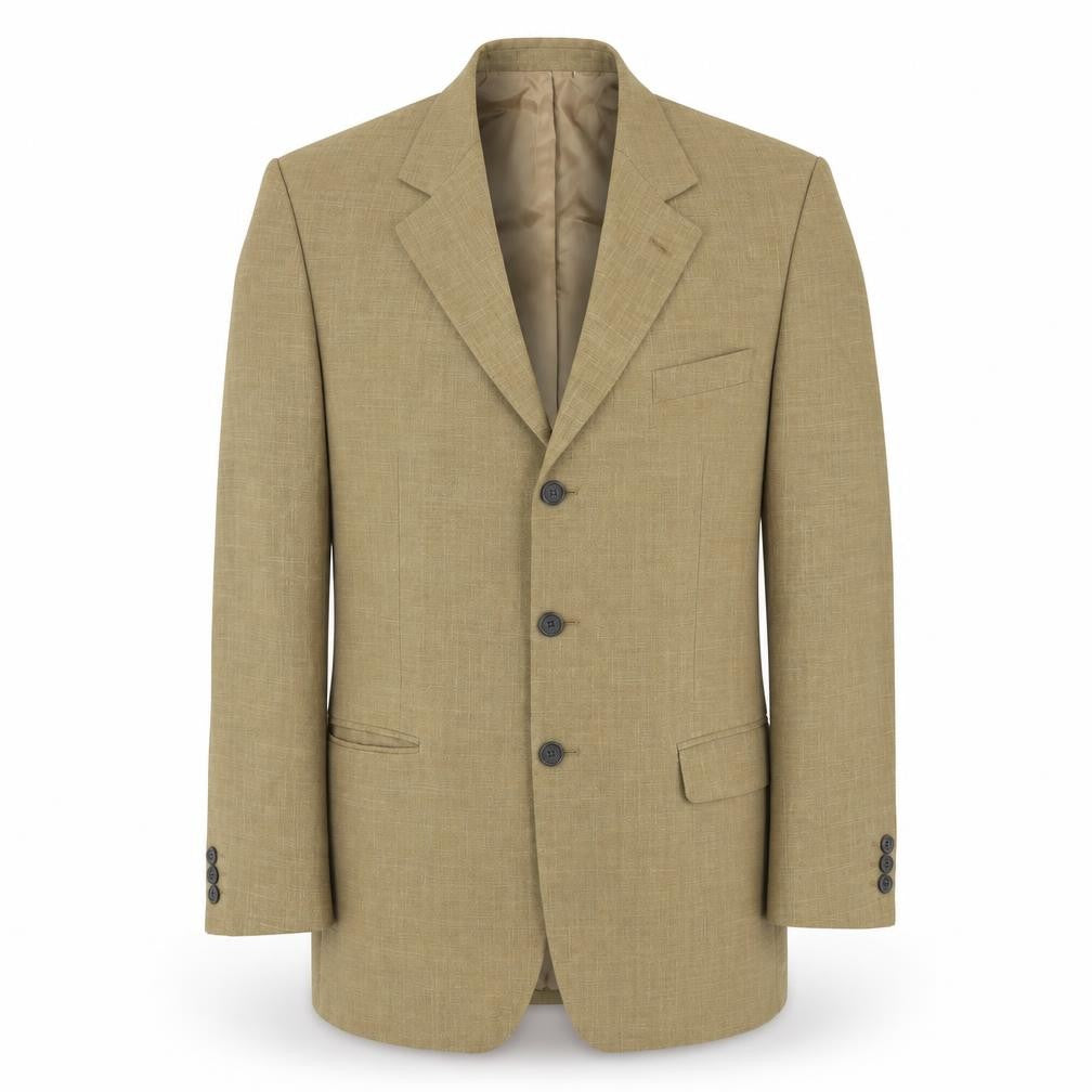 Marks & Spencer Men's Brown 40L Wool Blend Long Blazer Jacket