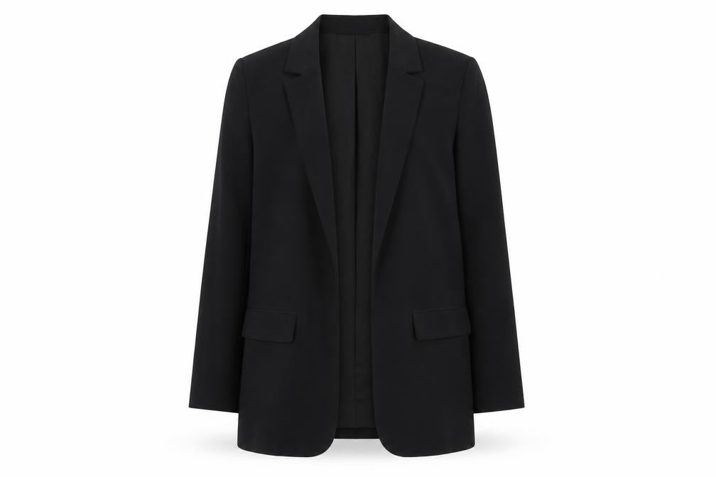 Et Vous Women’s Black Size 8 Tailored Single-Breasted Blazer