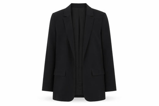 Et Vous Women’s Black Size 8 Tailored Single-Breasted Blazer