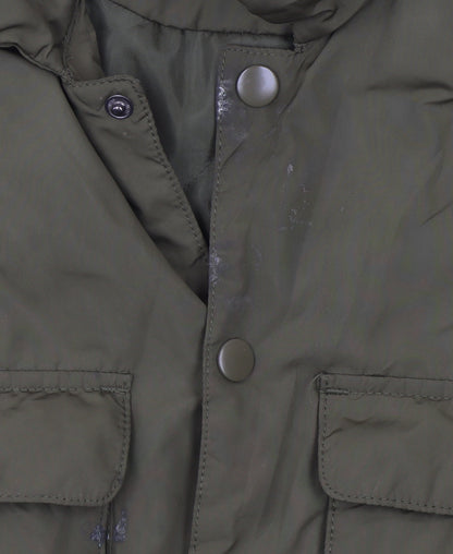 Additional view of Zara girls’ green mid-length padded basic jacket, size 9, years