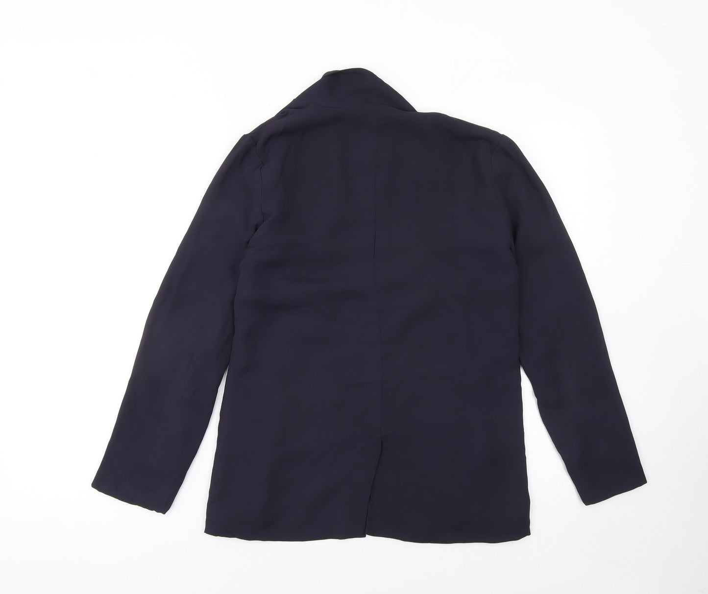 Pins and Needles Womens Navy Shawl Collar Blazer Jacket Size S Polyester