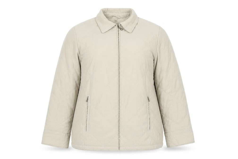 Nuage at Debenhams Womens Beige Quilted Mid-Length Jacket Size 10