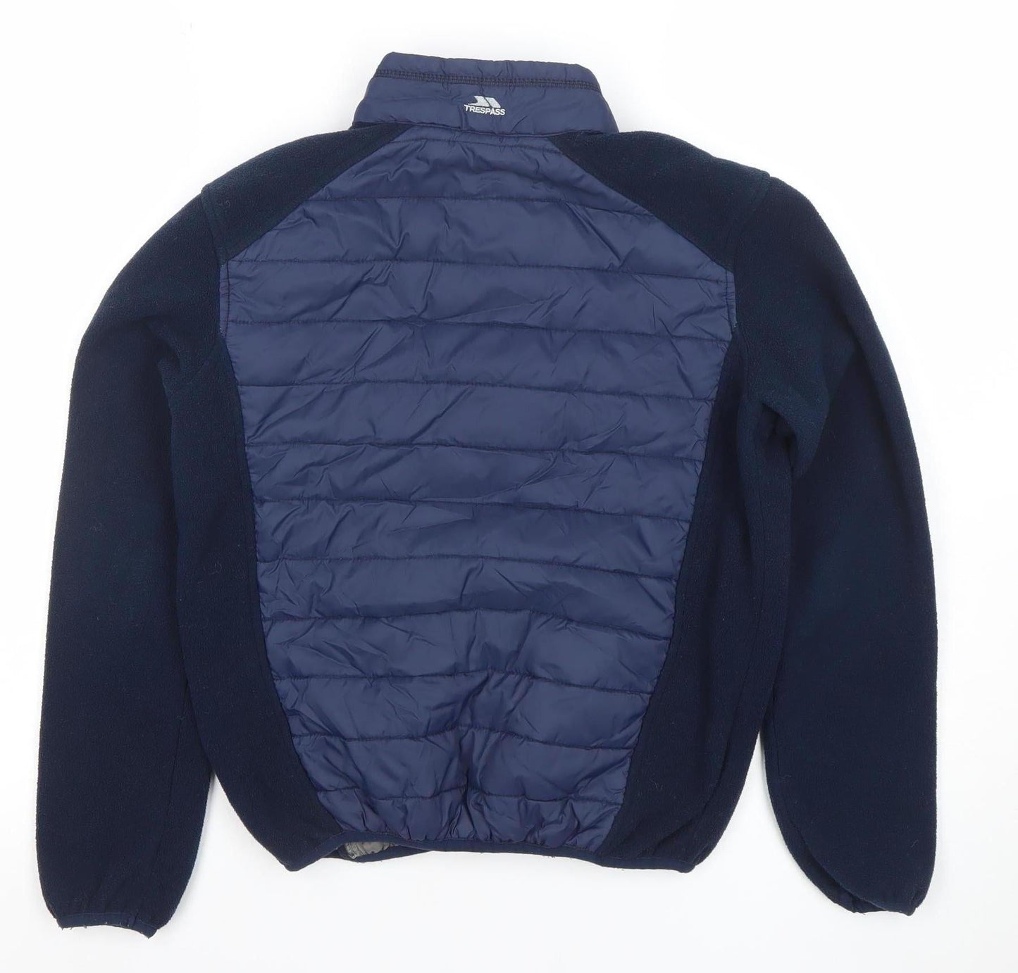 Trespass Boys Blue 9-10 Years Puffer Jacket Hooded Lightweight Outerwear